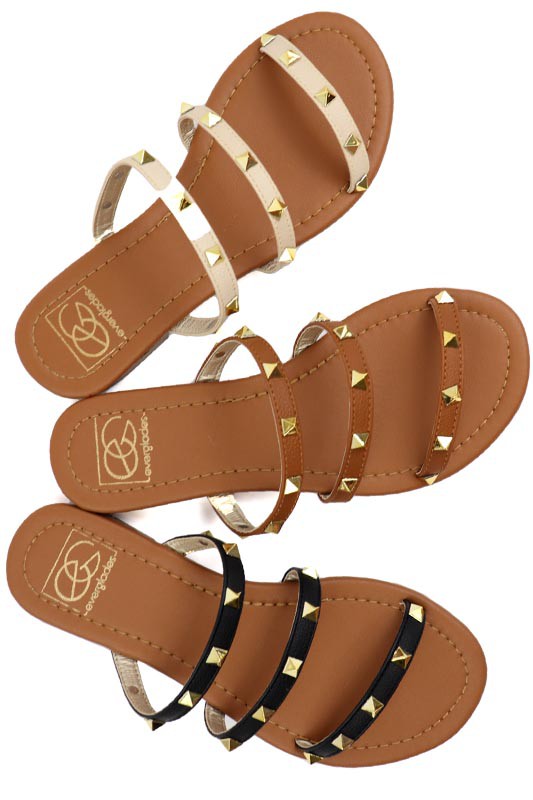 Lulu-17 Studded Summer Sandals