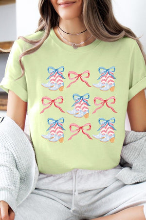 Coquette 4th Of July Patriotic Graphic T Shirts