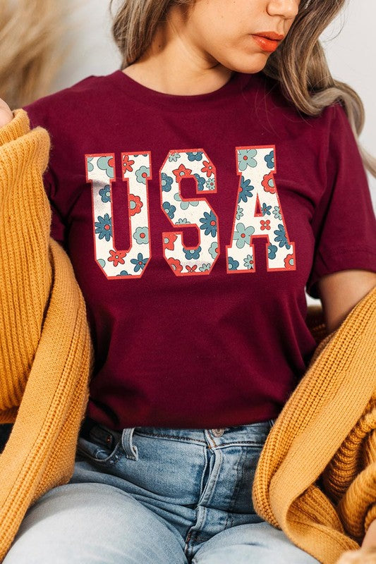 USA 4th Of July America Patriotic Graphic T Shirts