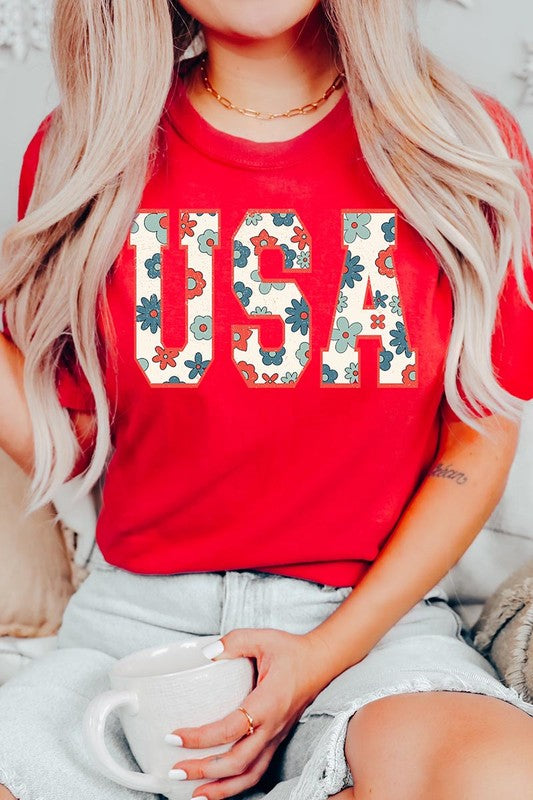 USA 4th Of July America Patriotic Graphic T Shirts