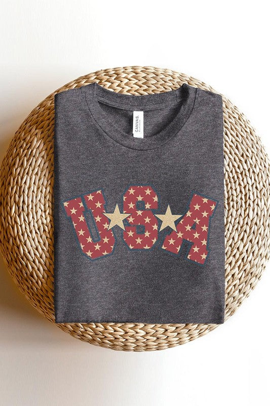 USA Star 4th of July America Graphic T Shirts