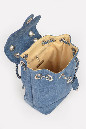 Denim Fashion Backpack