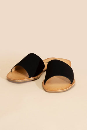 BROWN FLAT SLIDES