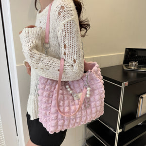 Cloud Puffy Polyester Tote Bag