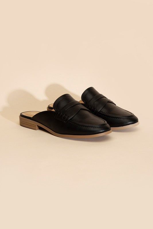 FLAT MULES SLIDES