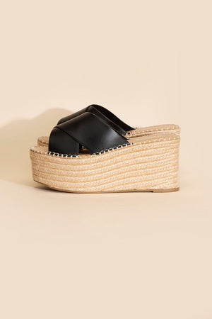 RAFFIA NEON PLATFORM SLIDES