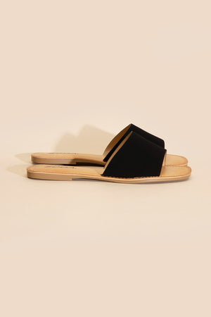 BROWN FLAT SLIDES