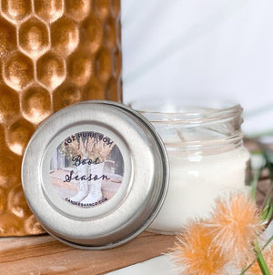 Boot Season 4oz Mason Pure Soy Candle