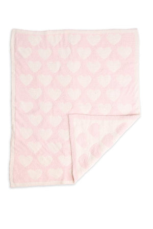 HEART Print Kids Luxury Soft Throw Blanket