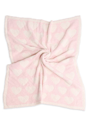 HEART Print Kids Luxury Soft Throw Blanket