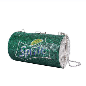 CUTE SPARKLING COCA COLA RHINESTONE BAG