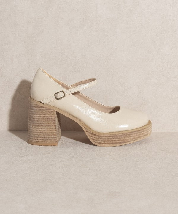 Jennifer   Platform Mary Janes