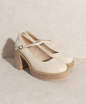 Jennifer   Platform Mary Janes