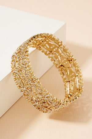 Elegant Rhinestone Stretch Bracelet