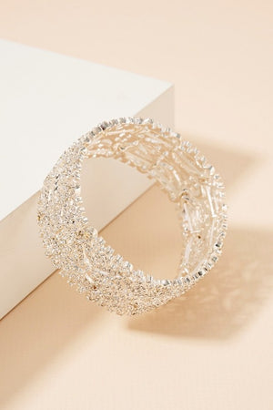 Elegant Rhinestone Stretch Bracelet