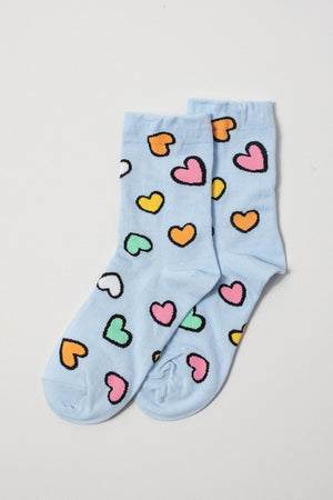 Heart Pattern Socks