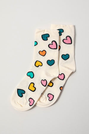 Heart Pattern Socks