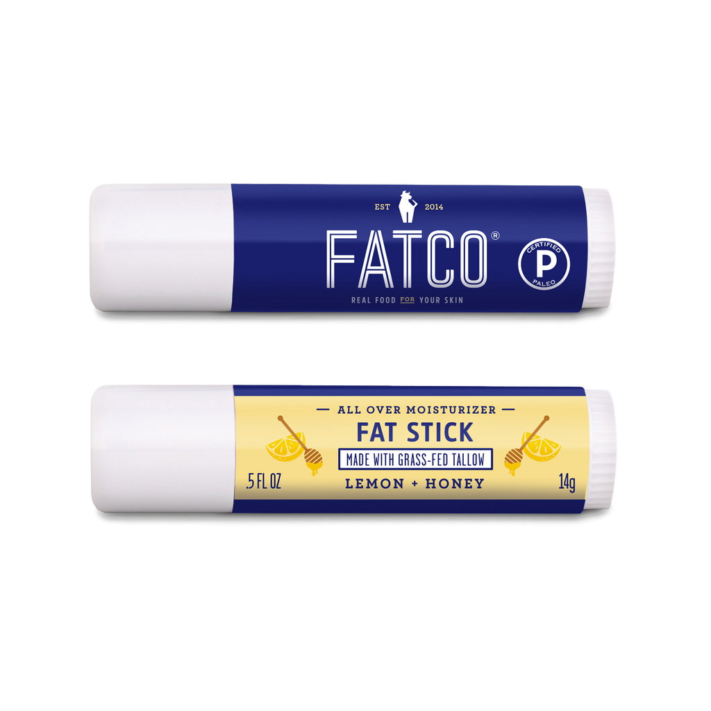 FAT STICK, Lemon + Honey, 0.5 OZ