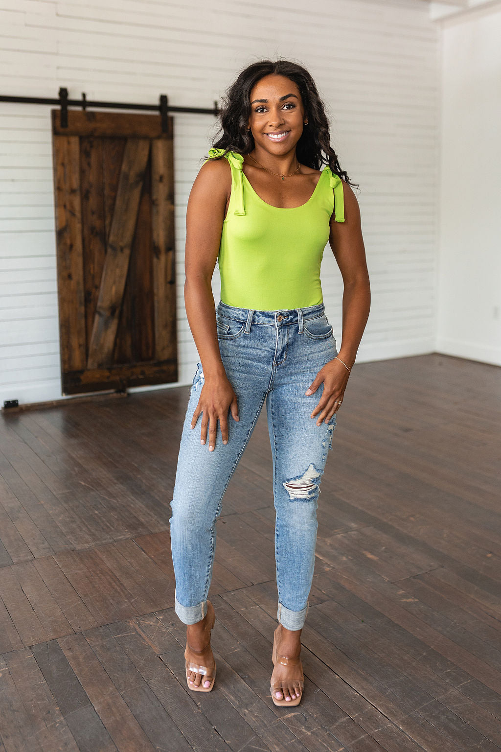 Just a Spritz Bodysuit in Lime