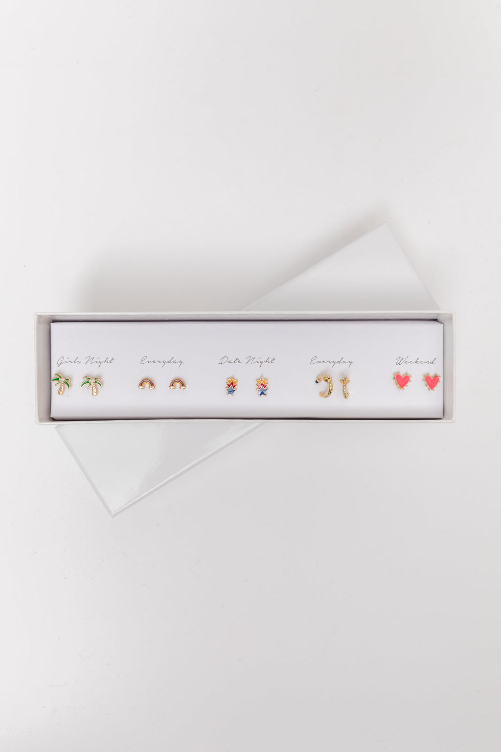 Sunny State Of Mind Box Earring Set