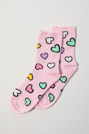 Heart Pattern Socks